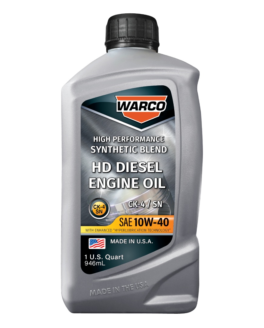 WARCO Everest Extreme-Duty Synthetic Blend 10W-40 CK-4 Engine Oil